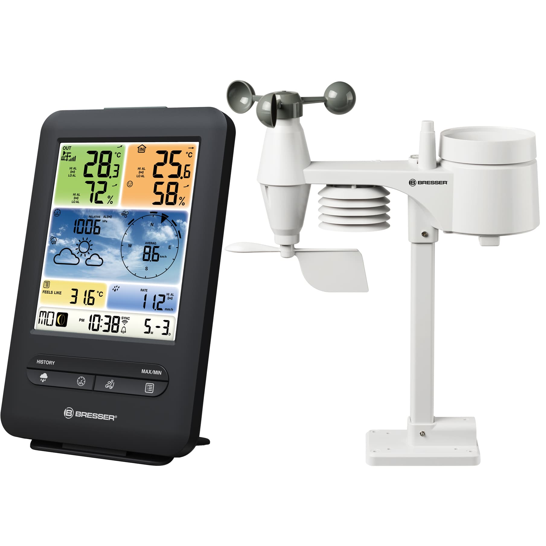 Bresser 5-en-1 WiFi — estación meteorológica